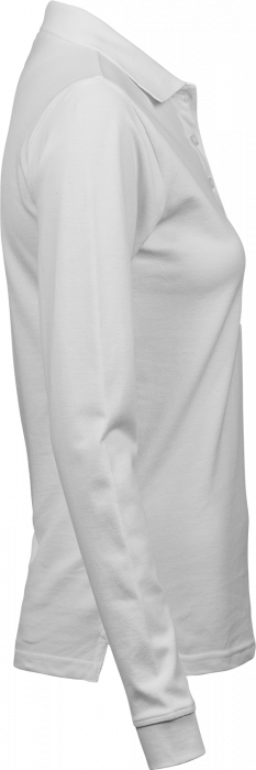 Tee Jays - Women's Luxury Long Sleeve Polo - White