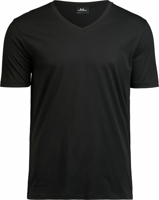 Tee Jays - Stilren Økologisk T-Shirt Med V-Hals - sort