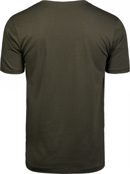 Tee Jays - Stylistically Clean Organic T-Shirt With V-Neck - Dark Olive - Dark Olive