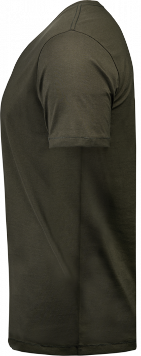 Tee Jays - Stylistically Clean Organic T-Shirt With V-Neck - Dark Olive - Dark Olive