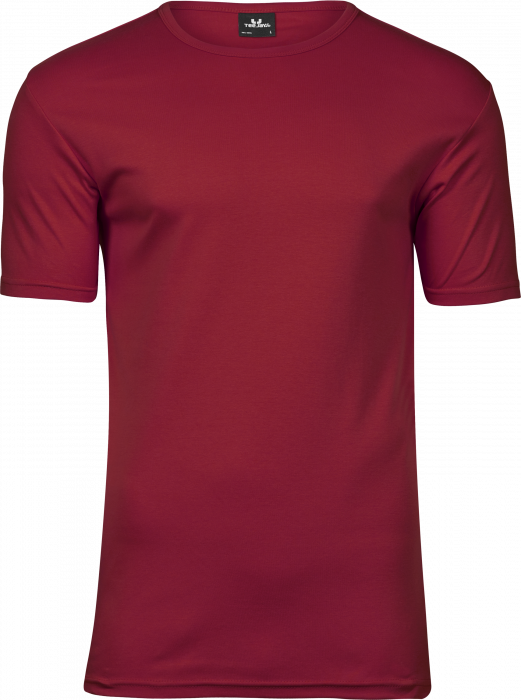 Tee Jays - Økologisk Interlock T-Shirt Til Mænd - Dyb rød