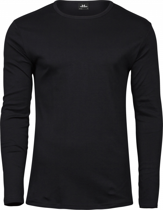 Tee Jays - Long-Sleeved Organic Interlock Tee For Men - noir