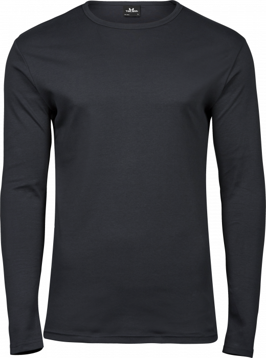 Tee Jays - Long-Sleeved Organic Interlock Tee For Men - Dark Grey