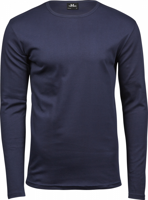 Tee Jays - Langærmet Økologisk Interlock T-Shirt Til Mænd - Navy