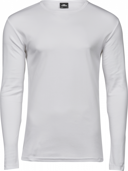 Tee Jays - Langærmet Økologisk Interlock T-Shirt Til Mænd - White
