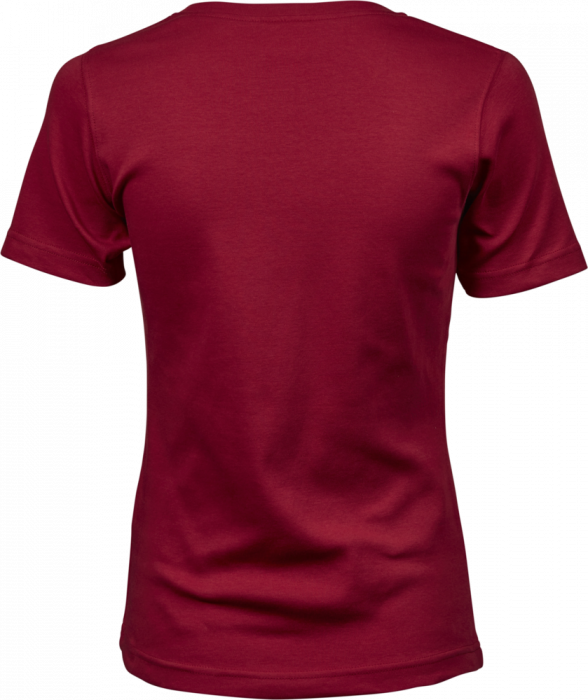 Tee Jays - Women's Lovely Organic Cotton Interlock Tee - Deep Red