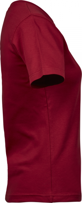 Tee Jays - Women's Lovely Organic Cotton Interlock Tee - Deep Red