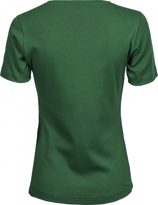 Tee Jays - Women's Lovely Organic Cotton Interlock Tee - Forest green