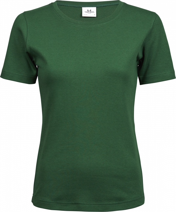 Tee Jays - Women's Lovely Organic Cotton Interlock Tee - Forest green