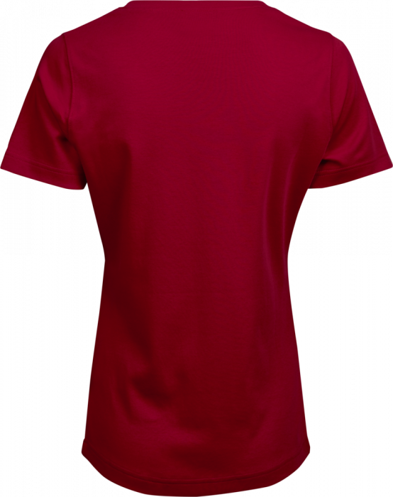 Tee Jays - Women's Lovely Organic Cotton Interlock Tee - Red