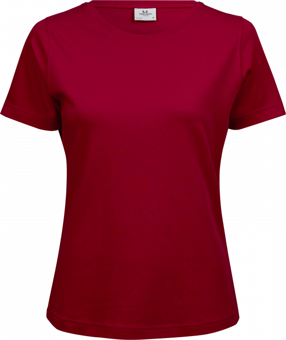 Tee Jays - Women's Lovely Organic Cotton Interlock Tee - Red