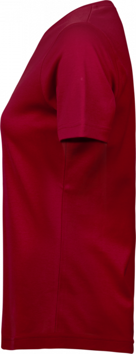 Tee Jays - Women's Lovely Organic Cotton Interlock Tee - Red