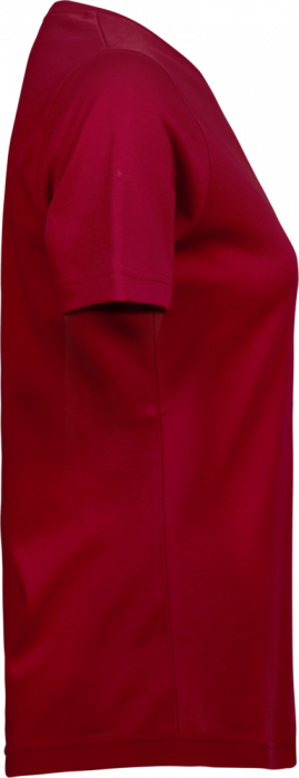 Tee Jays - Women's Lovely Organic Cotton Interlock Tee - Red