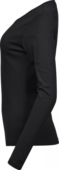 Tee Jays - Long-Sleeved Organic Interlock T-Shirt Women - negro