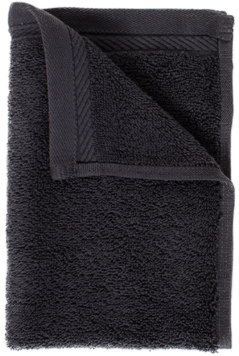 The One Towelling - Organic Guest Towel 30X50 Cm - Anthracite