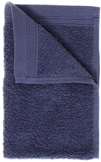 The One Towelling - Økologisk Gæstehåndklæde 30X50 Cm - Denim faded