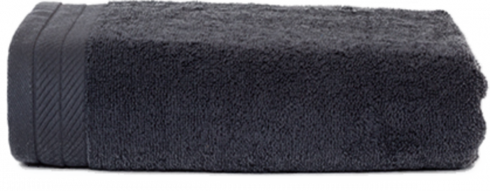 The One Towelling - Økologisk Strandhåndklæde 100X180 Cm - Anthracite
