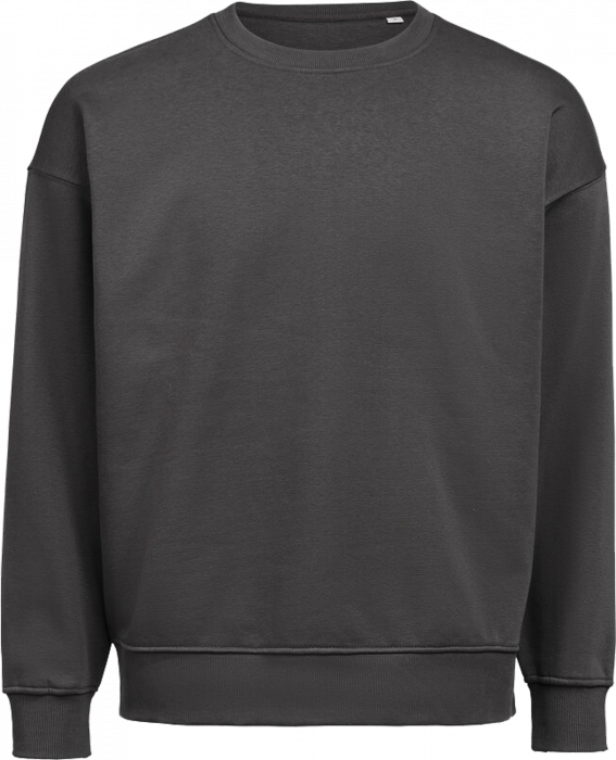 Untagged Movement - Organic Cotton Sweatshirt Loose Fit - Charcoal