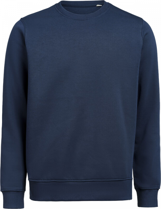Untagged Movement - Organic Cotton Sweatshirt Regular Fit - Marine