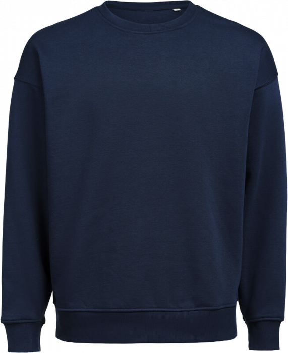 Untagged Movement - Organic Cotton Sweatshirt Loose Fit - Marine