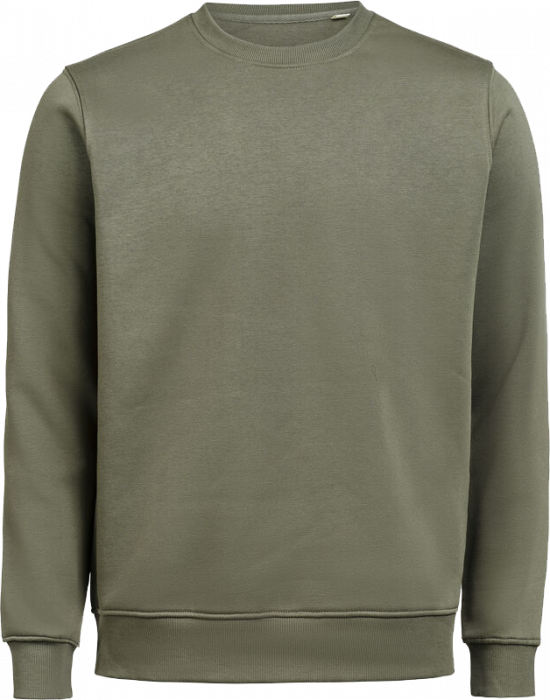 Untagged Movement - Organic Cotton Sweatshirt Regular Fit - Thyme