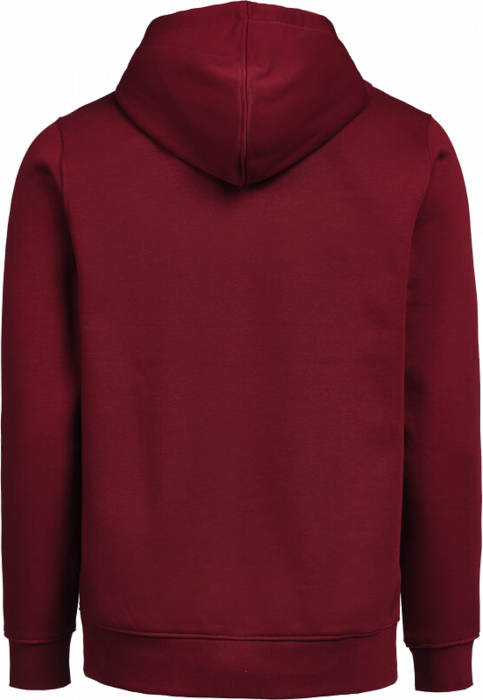 Untagged Movement - Organic Cotton Hoodie W. Zip Regular Fit - Brick