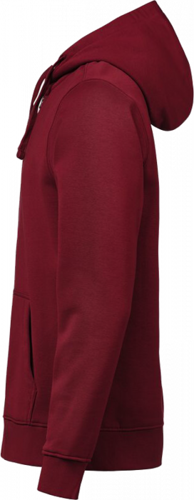 Untagged Movement - Organic Cotton Hoodie W. Zip Regular Fit - Brick
