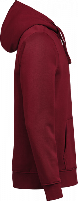Untagged Movement - Organic Cotton Hoodie W. Zip Regular Fit - Brick