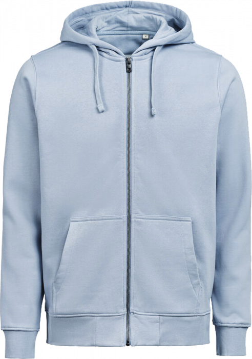 Untagged Movement - Organic Cotton Hoodie W. Zip Regular Fit - Fog