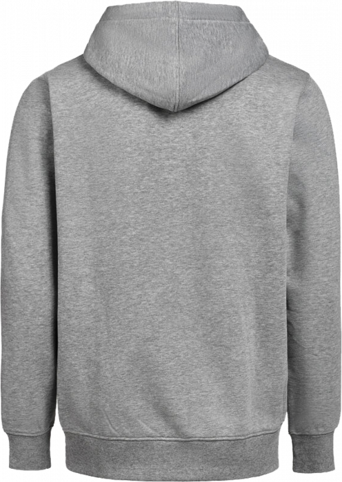 Untagged Movement - Organic Cotton Hoodie W. Zip Regular Fit - Grey Melange