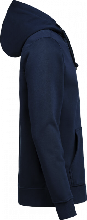 Untagged Movement - Organic Cotton Hoodie W. Zip Regular Fit - Marine