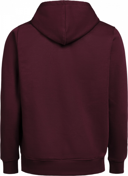 Untagged Movement - Organic Cotton Hoodie W. Zip Regular Fit - Prune