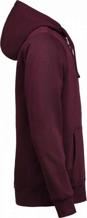 Untagged Movement - Organic Cotton Hoodie W. Zip Regular Fit - Prune