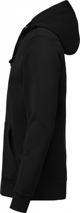 Untagged Movement - Organic Cotton Hoodie W. Zip Regular Fit - Black