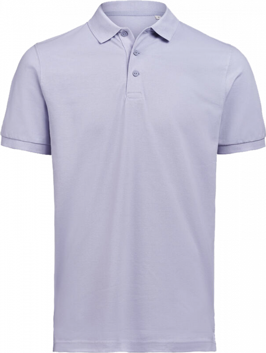Untagged Movement - Organic Cotton Unisex Polo Regular Fit - Aster