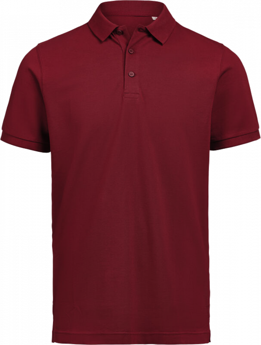 Untagged Movement - Organic Cotton Unisex Polo Regular Fit - Brick