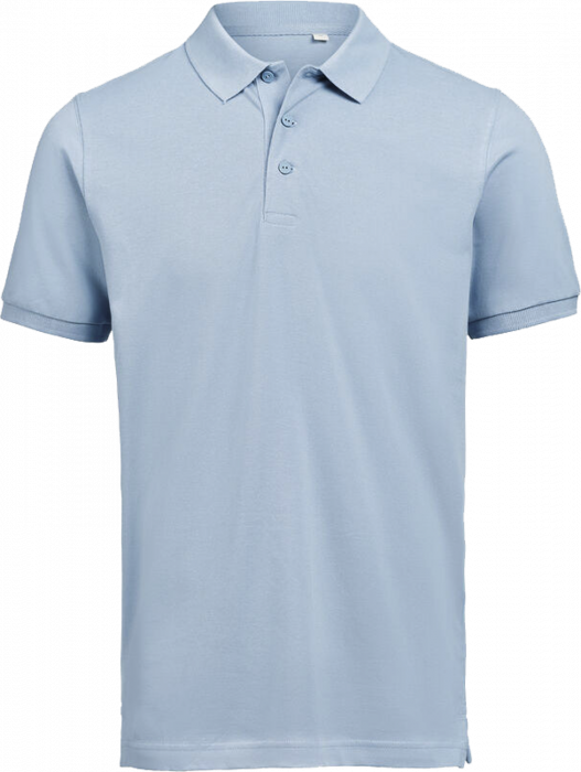 Untagged Movement - Organic Cotton Unisex Polo Regular Fit - Fog