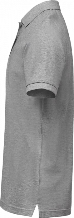 Untagged Movement - Organic Cotton Unisex Polo Regular Fit - Grey Melange