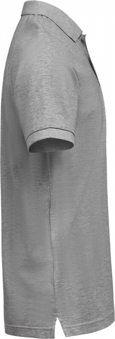 Untagged Movement - Organic Cotton Unisex Polo Regular Fit - Grey Melange