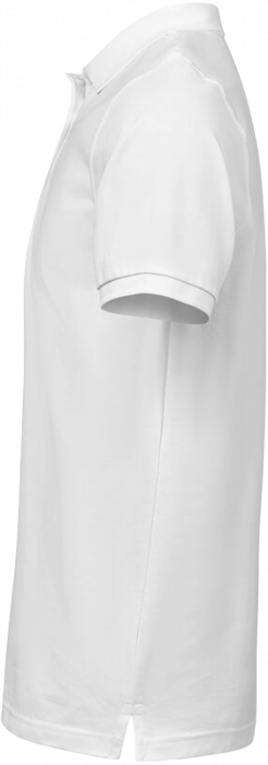 Untagged Movement - Organic Cotton Unisex Polo Regular Fit - White