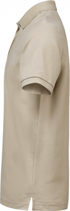 Untagged Movement - Organic Cotton Unisex Polo Regular Fit - Latte