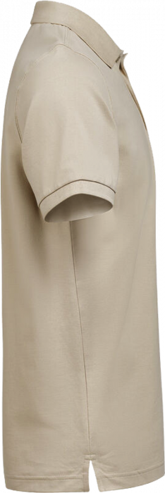 Untagged Movement - Organic Cotton Unisex Polo Regular Fit - Latte