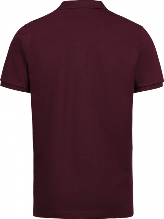 Untagged Movement - Organic Cotton Unisex Polo Regular Fit - Prune