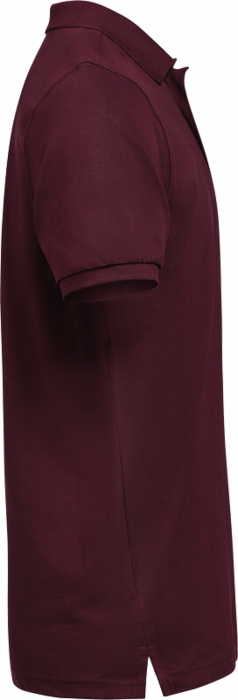 Untagged Movement - Organic Cotton Unisex Polo Regular Fit - Prune