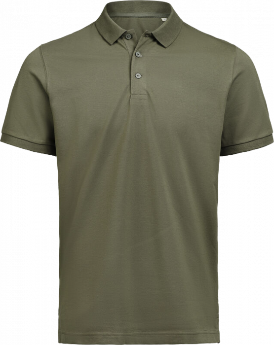 Untagged Movement - Organic Cotton Unisex Polo Regular Fit - Thyme