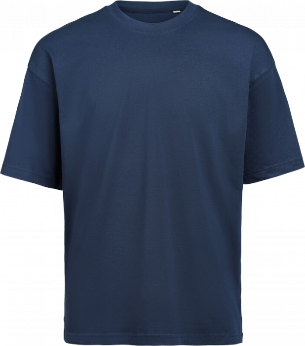 Untagged Movement - Organic Cotton Unisex T-Shirt Loose Fit - Marine