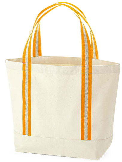 Westford Mill - Organic Boat Bag - Neutral & amber