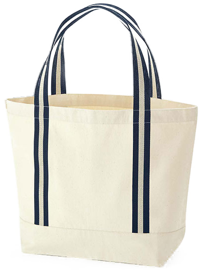 Westford Mill - Organic Boat Bag - Neutral & granat